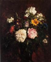 Fantin-Latour, Henri - Still Life with Flowers